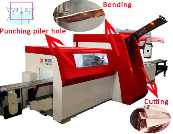 Cheap CNC cutting bending punching Busbar Processing Machine for sale