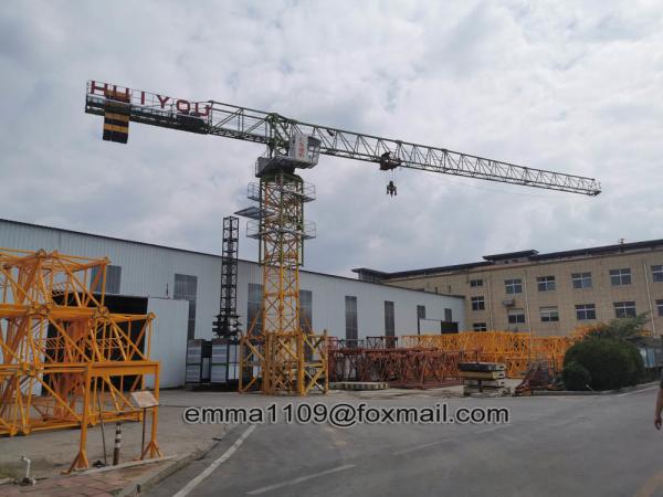 Cheap QTZ125 Tower Crane without Head 60mts Boom Lenth 1.5t Tip load and 10tons Max. load for sale