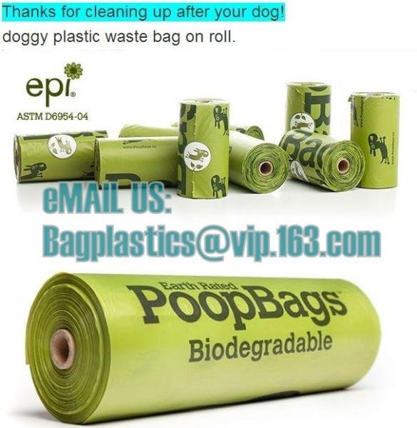 Cheap 100% Compostable Vest Carrier Plastic Biodegradable Shopping Bag with EN13432, Dog waste Bags on roll, Dispenser bags for sale