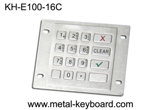 Cheap Industrial Explosion Proof 16 Keys Weatherproof Keypad USB Or PS2 Interface for sale