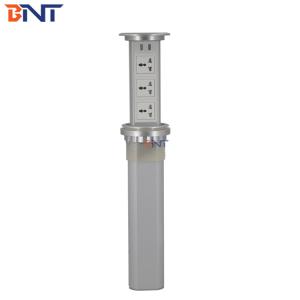 Intelligent kitchen electrical power tabletop motorized pop up socket outlet with usb port