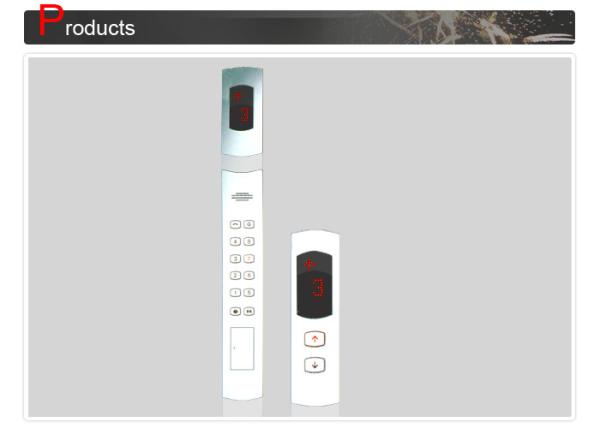 Cheap 7 Segment , BCD , Serial System Elevator Cop Lop / Lift Button Panel for sale