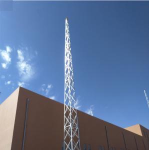 China Q345 Steel Tube Grounding Towers For Lightning Protection on sale