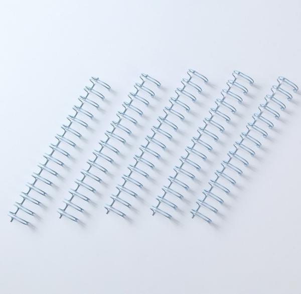 Cheap Metal Spiral Book Double Loop Binding 34 Loops Electroplated for sale