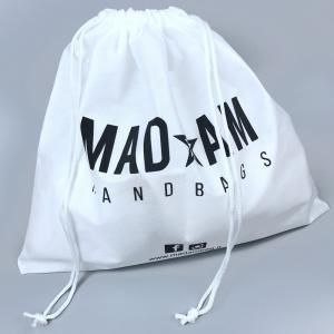 Custom Printed Non Woven Satin Strings Drawstring Dust Bag
