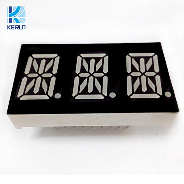 Cheap Yellow Green 14 Segment Alphanumeric Display 0.54 Inch 3 Digit Led Display for sale