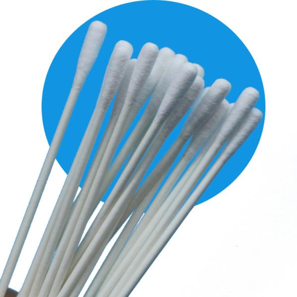 Cheap Eco Friendly Paper Stick 3.2mm Small Round Qtips Cleanroom Cotton Bud Swab With Double Heads for sale