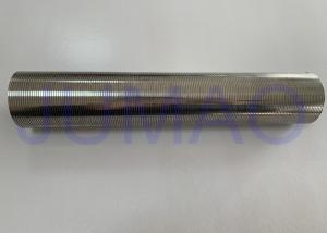 Good Dehydration Wedge Wire Screen Filter , SS Mesh Screen Water Filter Element