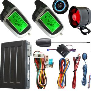Best 2 Way Smart Key System With Push Button Start , Alarm Automotive Security Systems wholesale