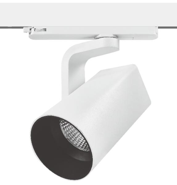 New Design Aluminum Adjustable LED integrated tracking light fixture adapter