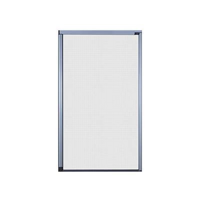 Cheap Glass Fiber Gray Net Trackless Screen Door With Anti-Collision Fluorescent Strip for sale