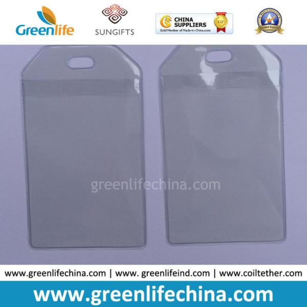 Cheap China Factory Cheapest PVC Soft Clear Name Card Holders Gift for sale