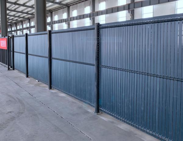 Cheap 1.8 Meter Height 3d Welded Mesh Fencing Aging Resistant Wire With Plastic Panel for sale