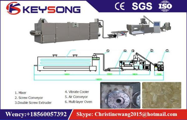 Cheap Fully Automatic Artificial Rice Making Machine Extruded For Enriched Reconstituted Rice for sale
