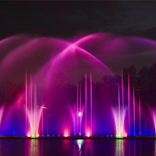 Cheap DMX Control Modern Floating Fountain With Computer Programmer for sale