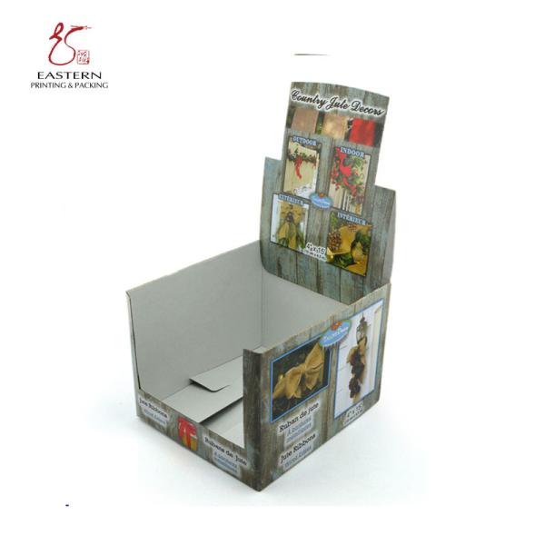 Cheap Pantone Color Packaging Display Boxes , Countertop Display Cases Handmade for sale