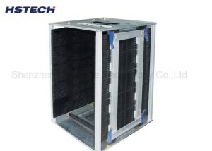 Width Adjustable PCB Handling Equipment SMT ESD Magazine Storage Rack Metal Material