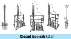 SS304 2LB Bho Closed Loop Extraction Machine Mirror Polish