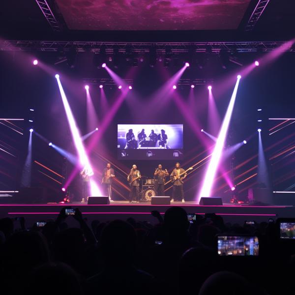 Cheap curved LED backdrop screen rental seamless Large Format LED Display for sale