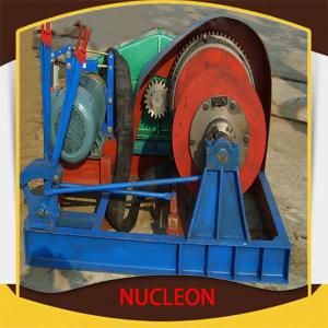 Simple operation low speed electric winch machine with fast working speed
