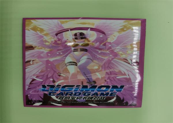 Cheap OPP VMPET CPP Material Custom Card Sleeves Gravure Printing Size 66X91mm for sale