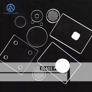 Custom Solid Glass Cut To Size Custom Tempered Glass Panel for Lighting Decoration