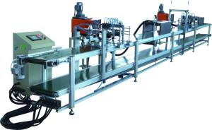Square Air Filter Making Machine Double Automatic Glue Injection
