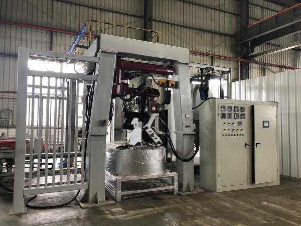 Cheap Fully Automatic Brass Die Casting Machine With Rotary Portal Two Manipulators / Furnace for sale