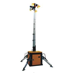 China Mobile CCTV Unit 4*200W LED Mobile Lighting Monitoring Box For Emergency on sale