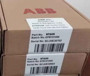 China NTAI06 ABB Bailey Analog Input Termination Unit 16 CH AI Termination Unit on sale