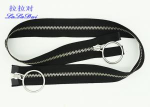 Best 16 Inch Two Way Separating Zipper For Jackets , Open Ended Concealed Zip wholesale