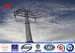 1mm - 30mm Thickness Electrical Steel Utility Pole For Power Distribution Line Project
