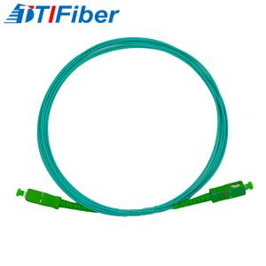 China 1.6mm 2.0mm G657A1 G657A2 single mode patch cord Simplex Aqua on sale