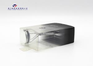 Best Gradual Black Color Custom Printed Plastic Boxes 300 Micron Thickness wholesale