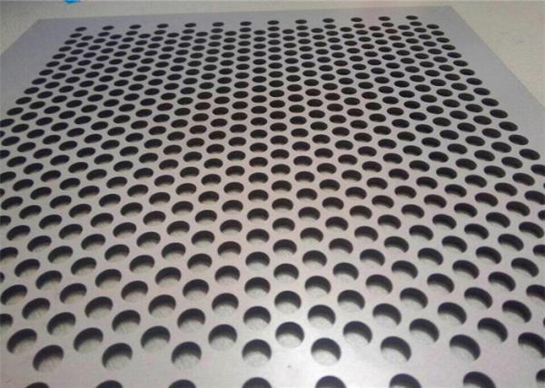 Cheap Decorative Perforated Metal Mesh Screen / Metal Perforated Sheet Customized Size for sale