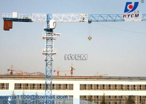 China QTZ125 Flat Top Tower Crane 10t Load with Weight Moment Indicator 60meter Boom on sale
