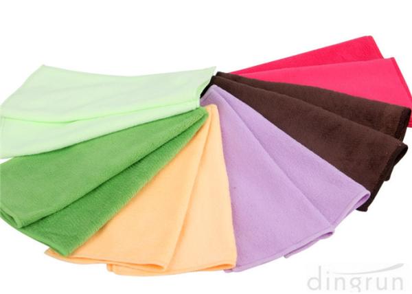 Cheap Microfiber Bath Towels Green , Microfiber Cleaning Towel For Home for sale