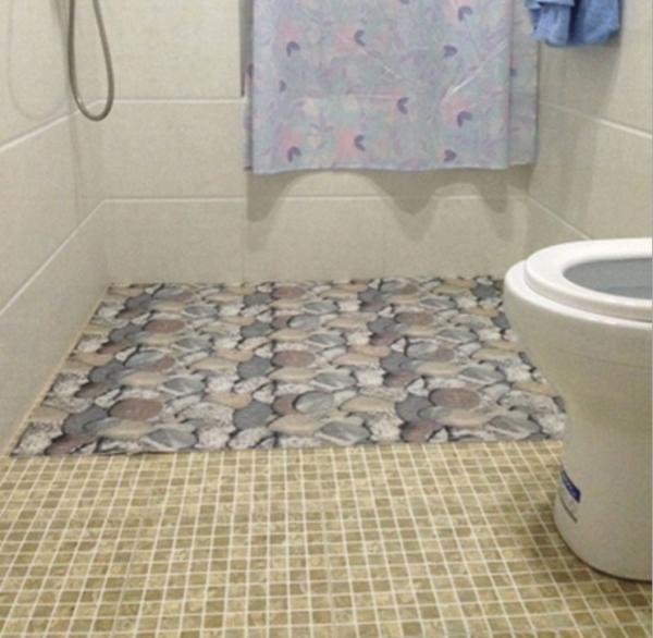 Cheap Shock Absorption Non Slip Bathroom Mats Mat Polyester Mesh With PVC Coating Plastic Fabric for sale