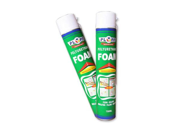 Cheap Gun / Straw Polyurethane Foam Filler Spray , Gap Filling Expanding Foam Spray for sale
