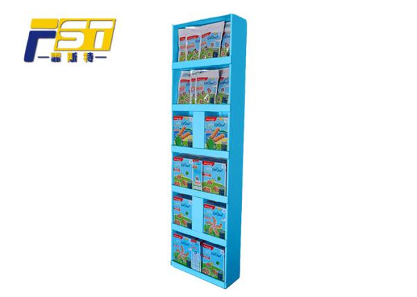 Cheap Multipurpose Cardboard Merchandising Displays Light Weight With Plastic Hooks for sale