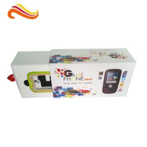 Rigid Custom Paper Packaging Box 2mm Cardboard Material Offset Printing With Ribbon