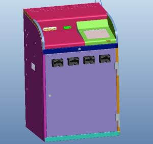 Digital Kiosk ATM Machine Support Multi Languages And Voice Prompts