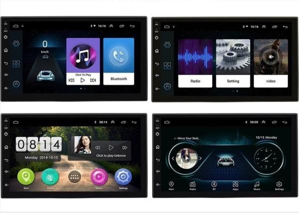 Cheap Universal Touch Screen Car DVD Player / Bluetooth Navigation Head Unit for sale