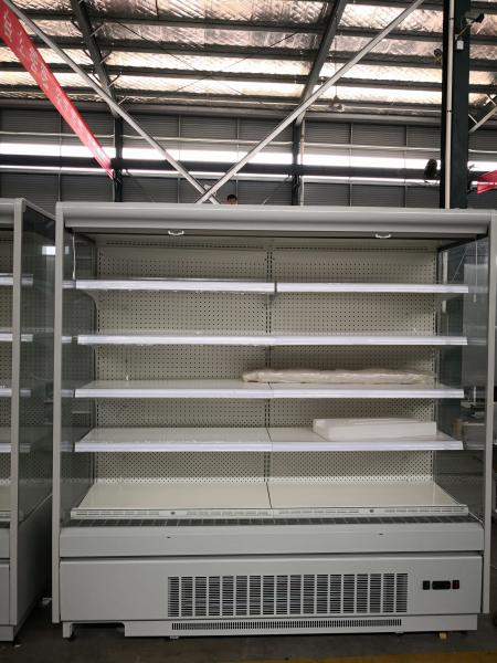 Cheap Built - in Compressor Mulitdeck Open Chiller for Beverage, Drinks And Fruits for sale
