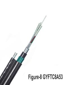 Best 2KM Figure 8 Self Support 24 Core Fiber Optic Cable Single Mode wholesale