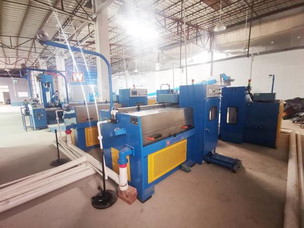 Cheap Lubrication Type Fine Wire Drawing Machine With Man Machine Interface for sale