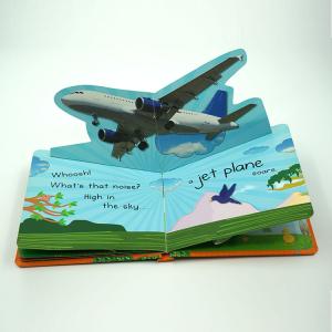 Best CMYK Coloring Book Printing Service Childrens Pop Up Book With Spreads 210mmx297mm wholesale
