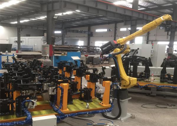 Cheap High Efficiency Auto Robotic Welding Systems 0.08mm Positional Repeatability for sale