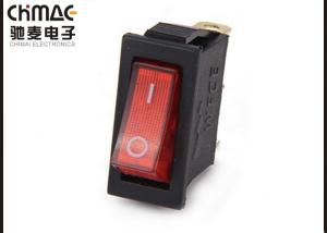China Large Black Rectangle Electrical Rocker Switches On Off On Momentary Dpdt on sale