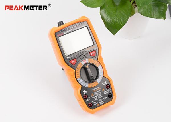 Cheap Multifunctional True Rms Digital Multimeter , Capacitance Digital Multi Tester for sale